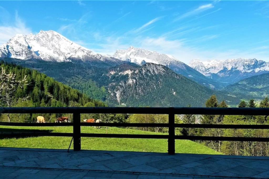 2 Bergpanorama Mit Blick Ins Tal Fuer Absolute Nichtraucher Appartement Berchtesgaden